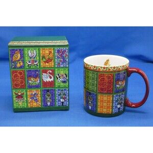 Jim Shore 12 Days of Christmas Collectible Mug 2007 Lang Mugs Cup NEW Open Box